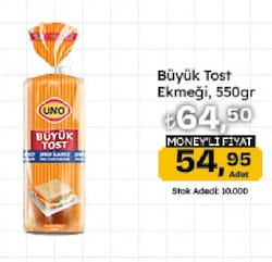 Uno Büyük Tost Ekmeği 550 gr