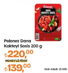 Polonez Dana Kokteyl Sosis 200 gr