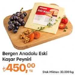 Bergen Anadolu Eski Kaşar Peyniri kg