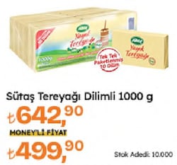 Sütaş Tereyağı Dilimli 1 kg