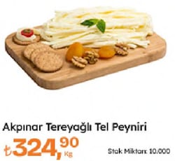 Akpınar Tereyağlı Tel Peyniri kg
