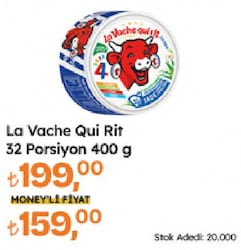 La Vache Qui Rit 32 Porsiyon 400 gr Üçgen Peynir