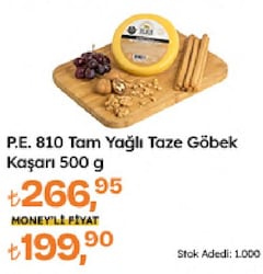 P.E. 810 Tam Yağlı 500 gr Taze Göbek Kaşarı