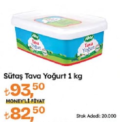 Sütaş 1000 gr Kaymaklı Tava Yoğurt
