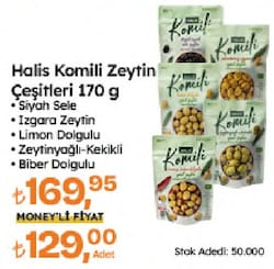 Halis Komili Limon Dolgulu Yeşil Zeytin 170 gr