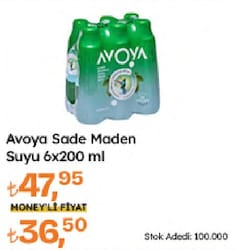 Avoya Sade Maden Suyu 6x200 ml