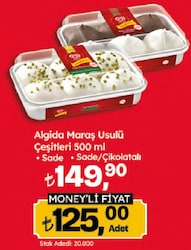 Algida 500 ml Sade Maraş Usulü Dondurma