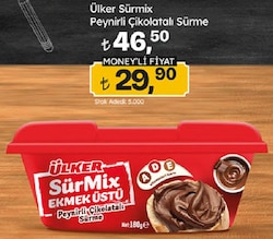 Ülker Sürmix Peynirli Çikolatalı Sürme 