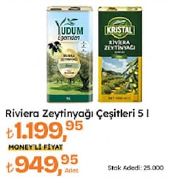 Yudum Egemden Riviera Zeytinyağı 5 lt