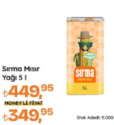 Sırma Mısır Yağı 5 lt