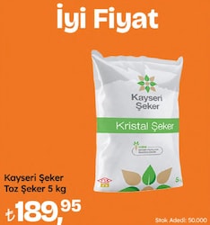 Kayseri Şeker Toz Şeker 5 kg