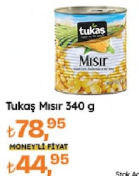 Tukaş Mısır Konservesi 340 gr