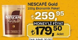 Nescafe Gold Granül Kahve 100 gr Eko Paket