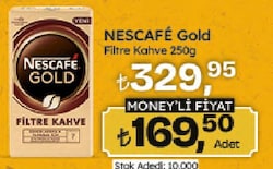 Nescafe Gold Filtre Kahve 250 gr