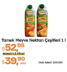 Tamek 1 lt Meyve Nektarı