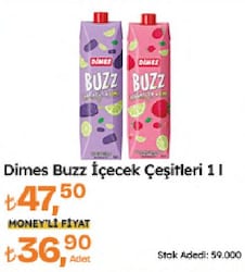 Dimes Buzz Böğürtlen-Lime Meyveli İçecek 1 L