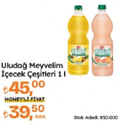 Uludağ Meyvelim Greyfurt 1 lt