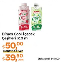 Dimes Cool Lime Özü 310 ml