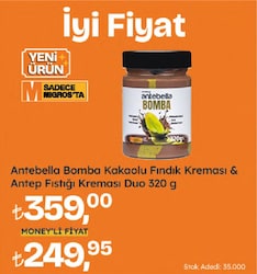 Antebella Antep Fıstığı Kreması 320 gr