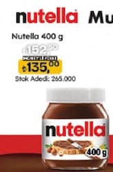 Nutella Kakaolu Fındık Kreması 400 gr