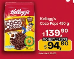 Kellogg's Coco Pops Mısır Gevreği 450 gr