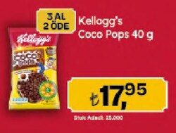 Kellogg's Coco Pops Mısır Gevreği 40 gr