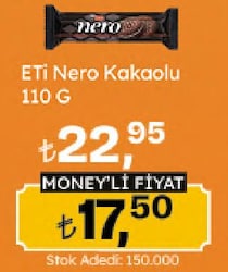 Eti Nero Kakaolu Kremalı Bisküvi 110 gr