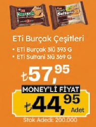 Eti Burçak Klasik Bisküvi 3x131 gr
