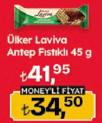 Ülker Laviva Selection Antep Fıstıklı Gofret 45 gr