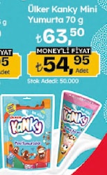 Ülker Kanky 70 gr Sütlü Mini Yumurta