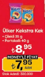 Ülker Kekstra Jölebol Çilekli 35 gr Kek