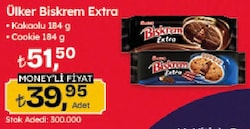 Ülker Biskrem Extra Cookie Fındıklı Kurabiye 184 gr