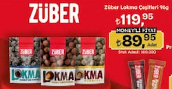 Züber Lokma 96 gr Fındık Kaplı Meyve Topu