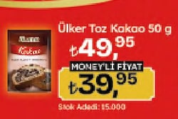 Ülker 50 gr Poşet Toz Kakao