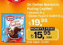 Dr. Oetker Bardakta Puding Çikolatalı 33 gr