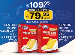 Kenton Moist Vanilyalı/Limonlu Kek Karışımı 375 g