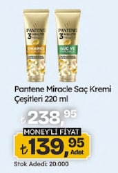 Pantene Active Nutri-Plex 3 Dakikada Mucize Onarıcı ve Koruyucu 220 ml Saç Kremi