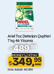 Ariel Ekstra Ferah Beyazlar için 7 kg Toz Deterjan