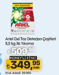 Ariel Oxi Ekstra Hijyen 5.5 kg Toz Deterjan