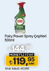 Fairy Power 3'ü 1 Arada Bulaşık ve Mutfak Temizleyici Sprey 500 ml