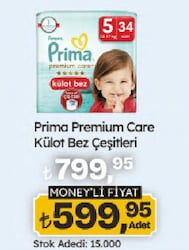 Prima Premium Care Külot Bez Çeşitleri