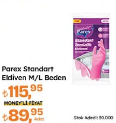 Parex Ekonomik Standart Orta Boy Temizlik Eldiveni