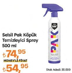 Selsil Pak Mucize Köpük Temizleyici Sprey 500 ml
