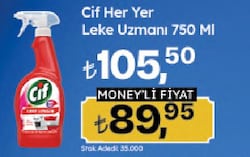 Cif Kırmızı Her Yer 750 ml Leke Uzmanı Sprey