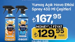 Yumoş Açık Hava Etkisi Yıkaması Zor Eşyalar için Sprey 430 ml