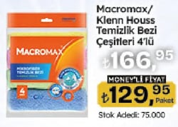 Macromax/Klenn Houss Temizlik Bezi Çeşitleri 4'lü