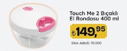 Touch Me 2 Bıçaklı 400 ml El Rondosu