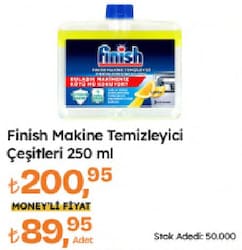Finish 250 ml Bulaşık Makinesi Temizleyici