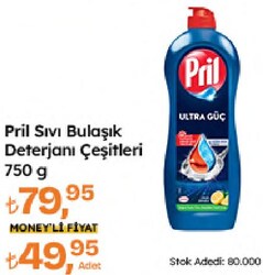 Pril Yeşil Limon & Nane 750 ml Sıvı Bulaşık Deterjanı