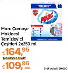 Marc Çamaşır Makinesi Temizleyicisi 2x250 ml